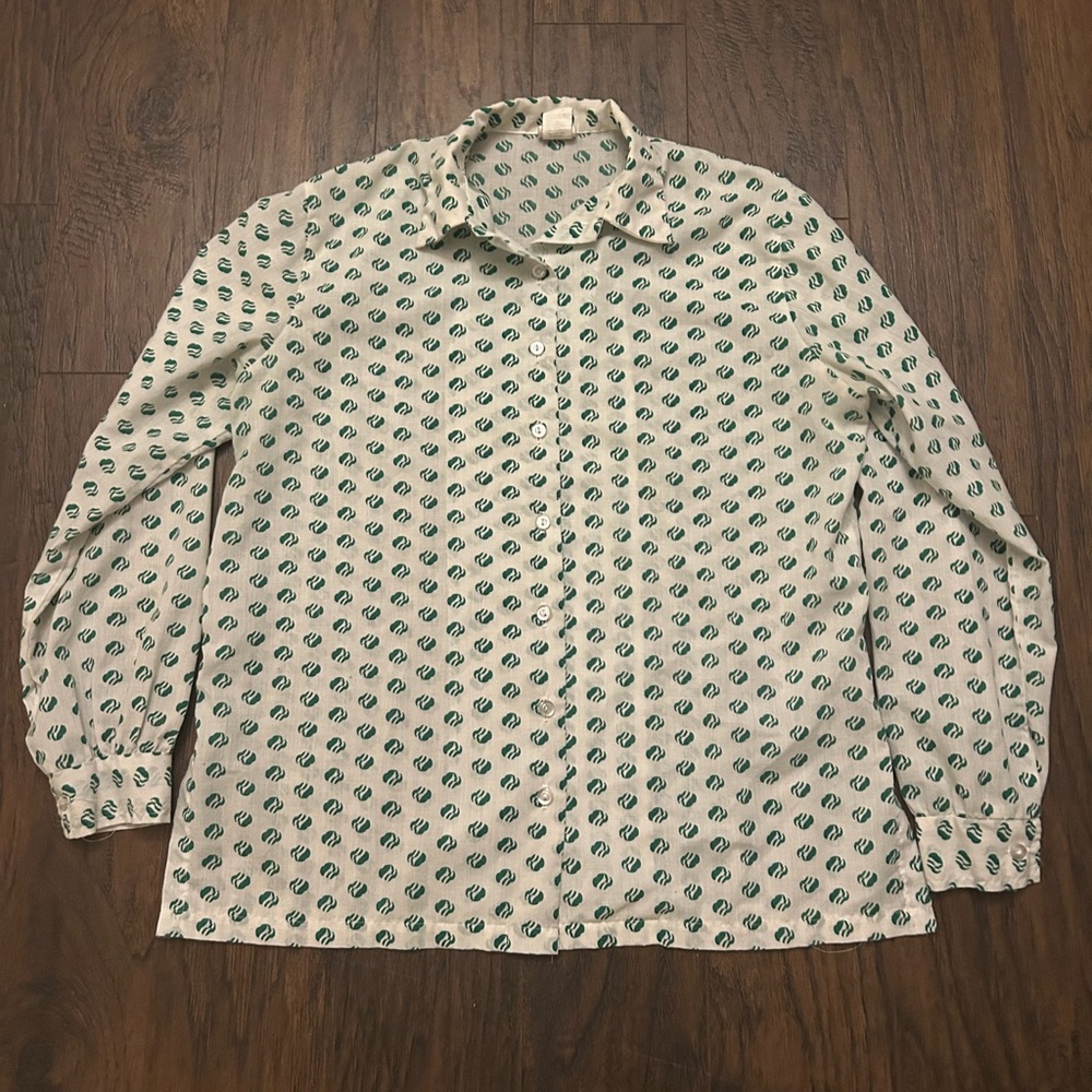 Vintage Girl Scouts Long Sleeve Womens Blouse